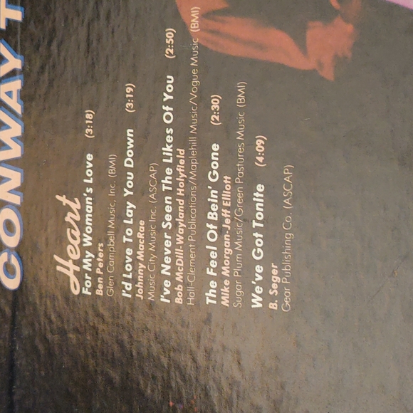 MCA Conway Twitty - Heart & Soul - Vintage Vinyl Record Album - 1980 - Picture 4 of 11